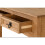 Corona 3 Drawer Console Table With Shelf Distressed Waxed Pine 3