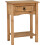 Corona 1 Drawer Console Table with Shelf Distressed Waxed Pine 1