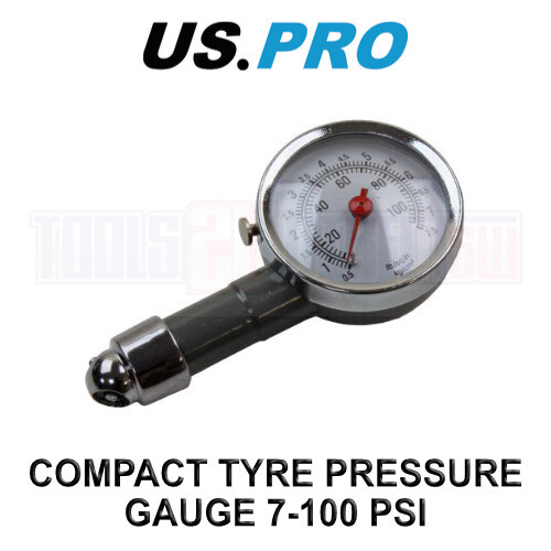 us pro US PRO Tools Tyre Pressure Gauge 7 - 100PSI 8815