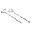 us pro US PRO Tools 520MM T-End Manhole Cover Keys 2 Pack 2303 2
