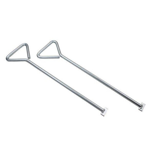 us pro US PRO Tools 520MM T-End Manhole Cover Keys 2 Pack 2303 1