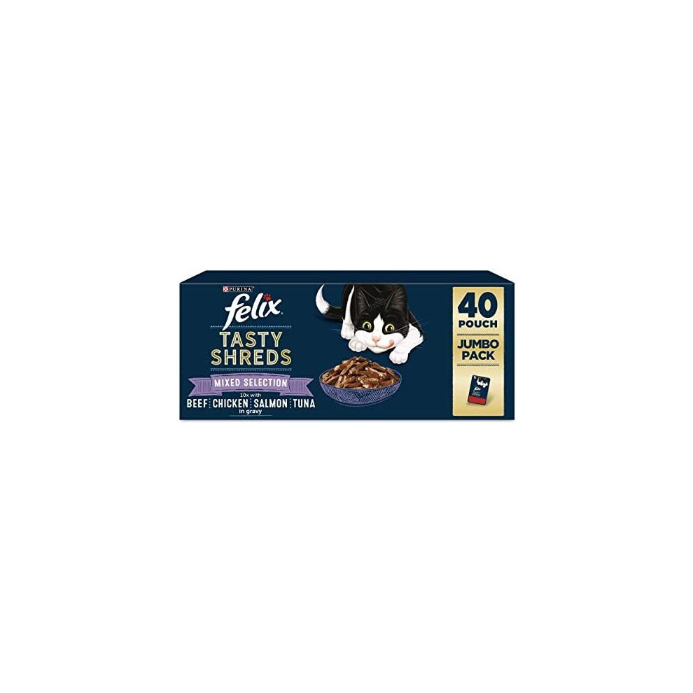 Felix Tasty Shreds Mixed Selection In Gravy