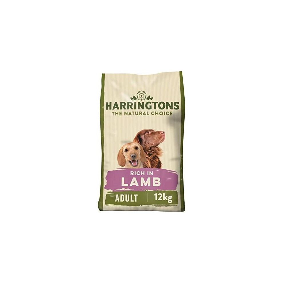 Harringtons Complete Dry Dog Food Lamb & Rice 12kg - Made with All Natural Ingredients