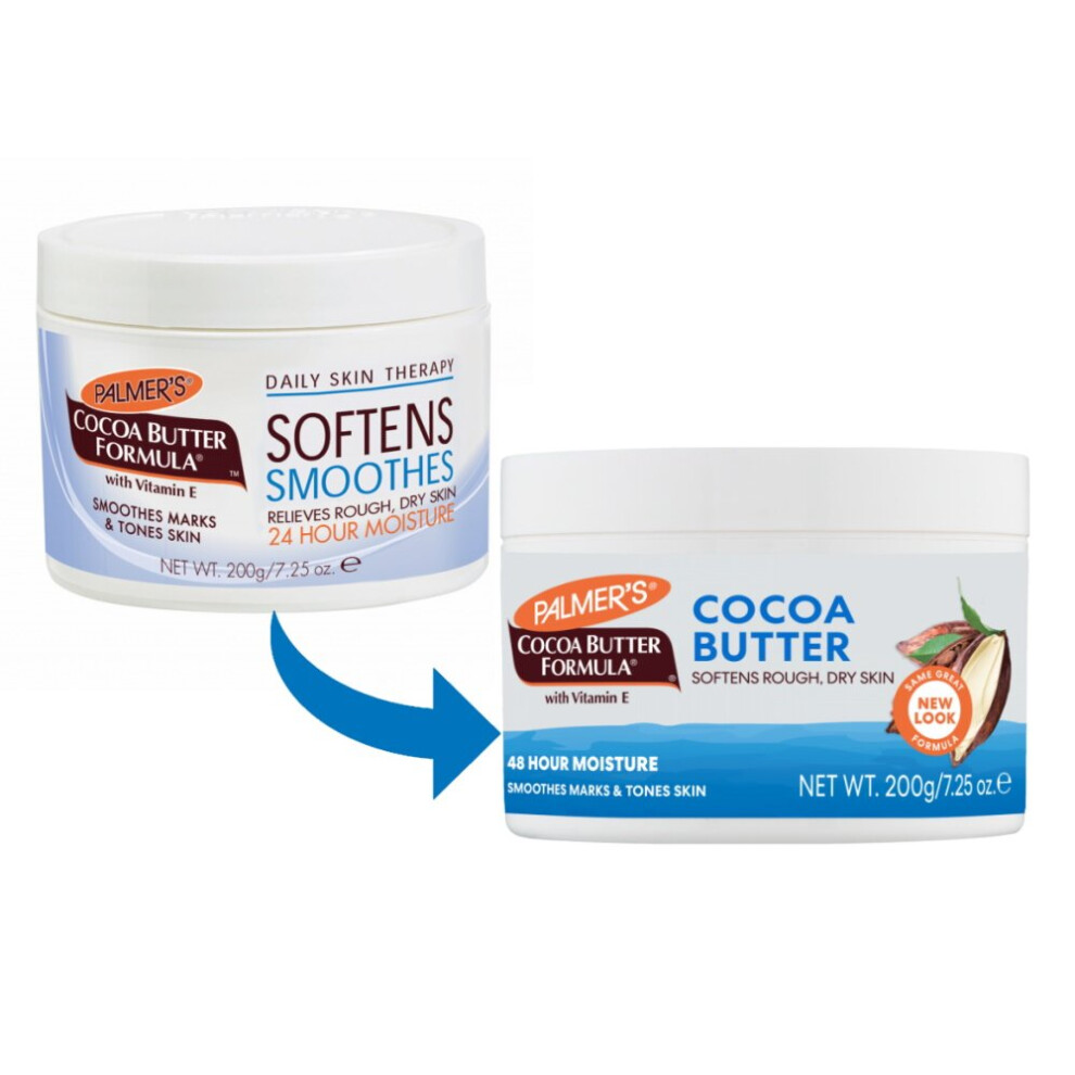 New Palmer's Cocoa Butter Formula 7.25 Oz - Deep Hydration For Dry/Eczema-Prone Skin, Overnight Moisturizer Cream