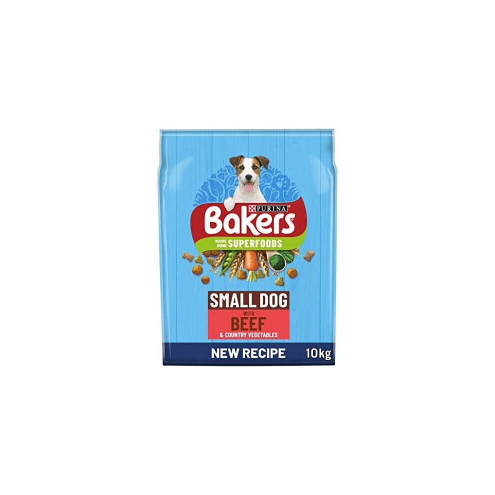 Bakers Complete Dog Beef And Vegetables Dry Dog Food 10Kg Bag