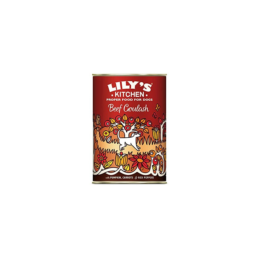 Lily's Kitchen Beef Goulash - Natural Complete Adult Dog Wet Food (6 X 400G)