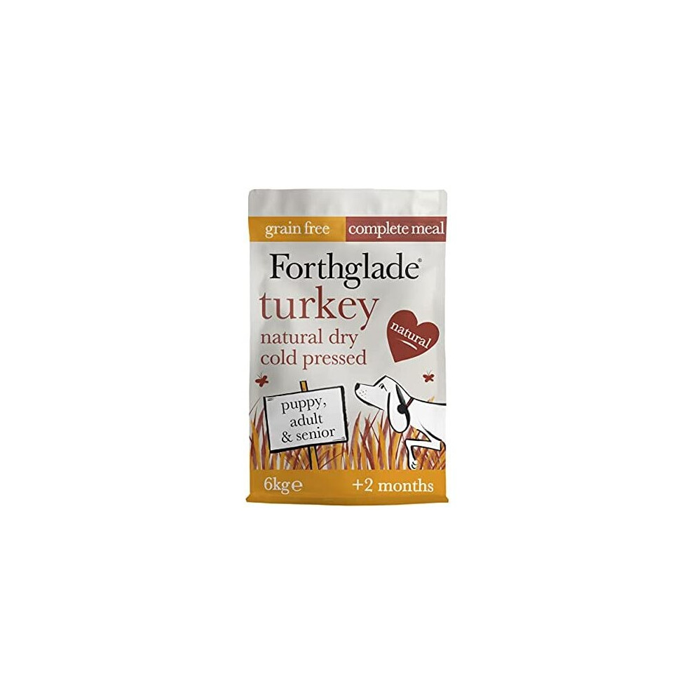Forthglade Grain | Cold Pressed, Free | Turkey | Natural Dry Dog Food - 12Kg - Image 3