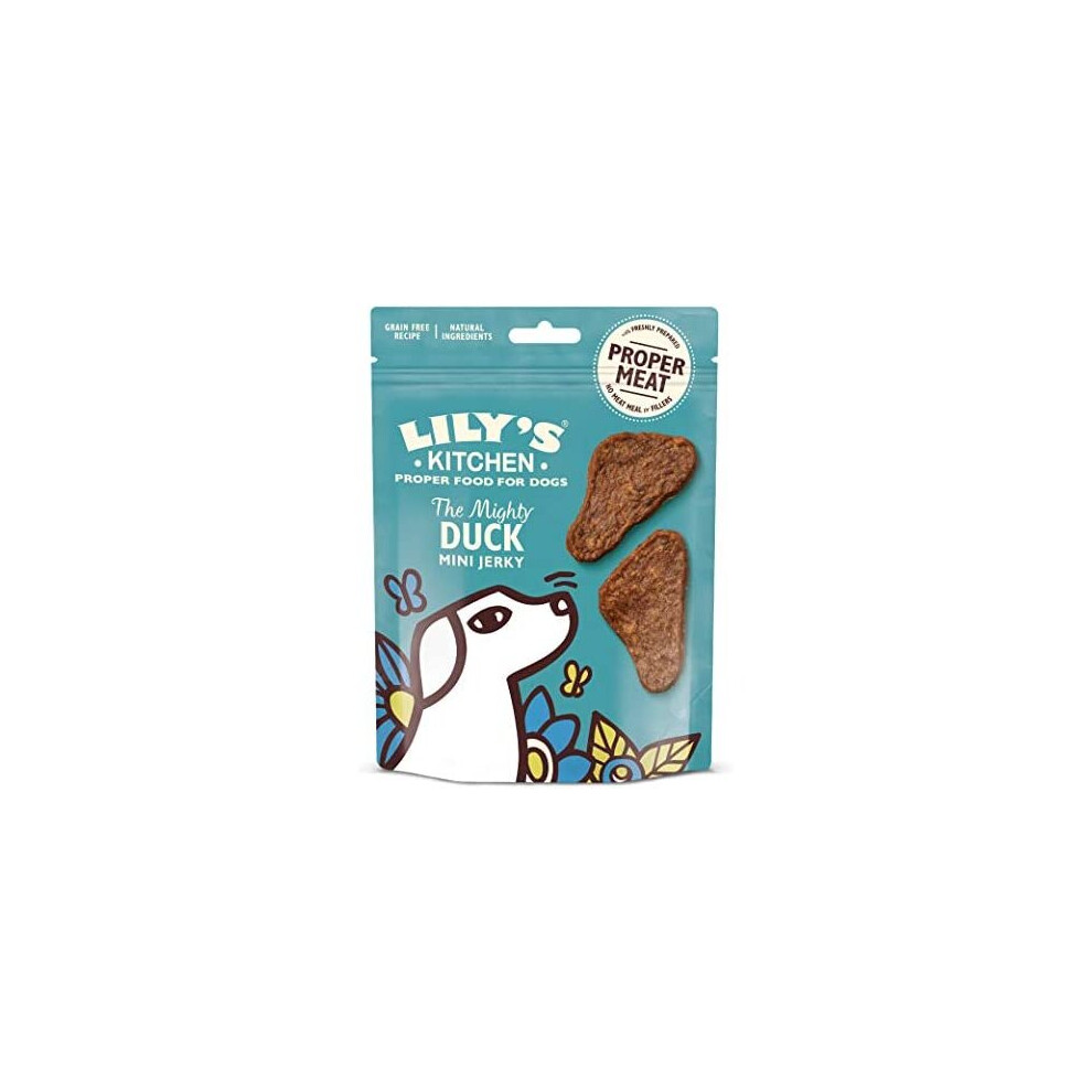 Lily's Kitchen The Mighty Duck Mini Jerky Dog Treat (8 x 70 g)