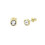 Ted Baker Ted Baker Sinaa Crystal Stud Earrings - Gold Tone with Sparkling Crystals 1