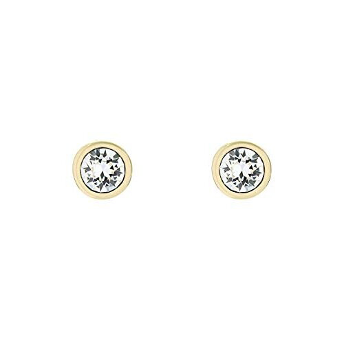 Ted Baker Ted Baker Sinaa Crystal Stud Earrings - Gold Tone with Sparkling Crystals 1