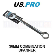 US PRO Tools 30mm Combination Spanner Polished Chrome Vanadium 2213