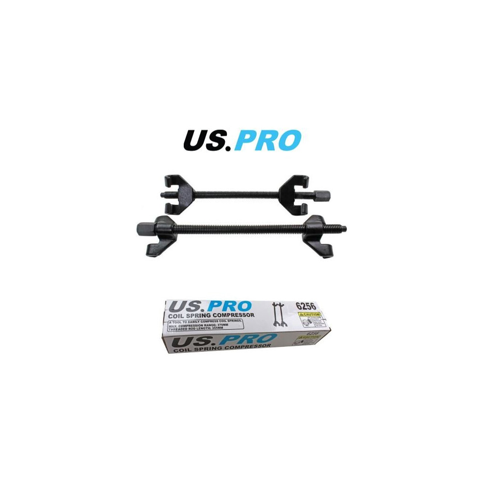 US PRO Heavy Duty Coil Spring Compressor 370mm 2pc Coil Spring Clamps 6256