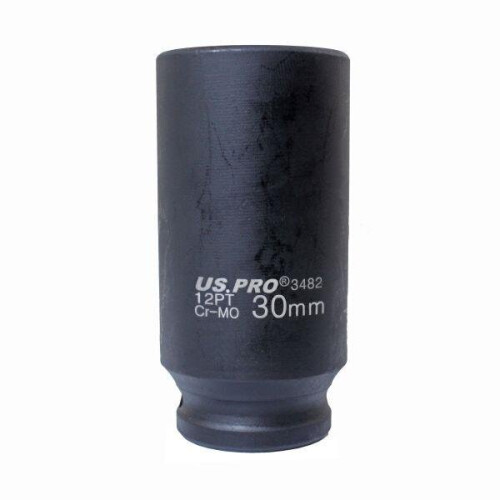 us pro US PRO Tools 30mm 1/2" dr 12 Point Deep Hub Nut Socket, Gearbox etc 3482 1