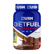 USN Diet Fuel UltraLean Chocolate 1KG: Meal Replacement Shake, Diet Protein Powders for Weight Control and Lean Muscle Development