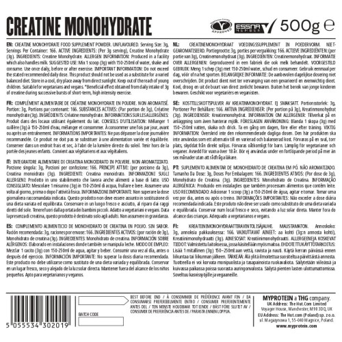 Myprotein MyProtein Creatine Monohydrate - 500g 2