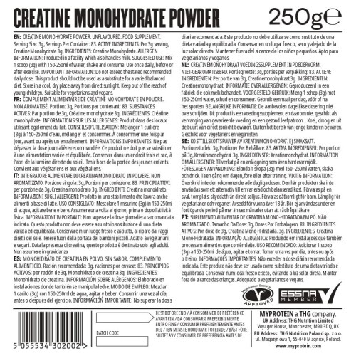 Myprotein MyProtein Creatine Monohydrate - 250 g 2