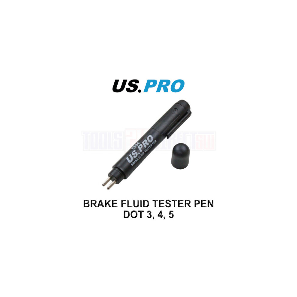 Us Pro Tools Brake Fluid Tester Pen Dot 3 4 5 Led Display Test For Water 5394 5060599865225