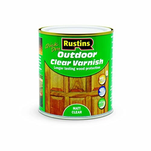 Rustins Rustins Quick Dry Outdoor Clear Varnish 500ml Matt
