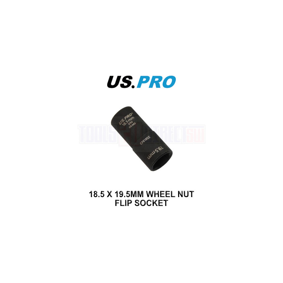 Us Pro Tools 18.5 X 19.5Mm Wheel Nut Flip Socket 3762