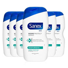 Sanex BiomeProtect Moisturising Shower Gel 6x 450ml (6 pack)