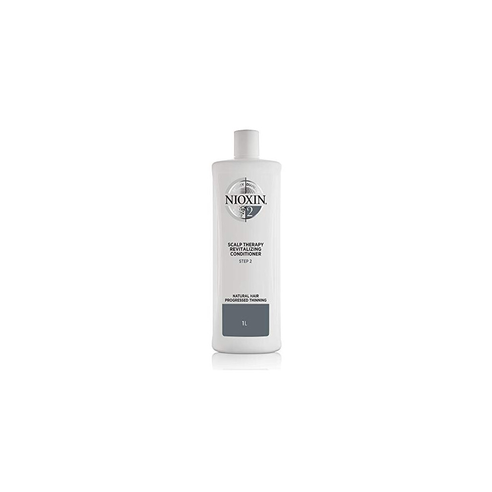 Nioxin 3-Part System | System 2 | Natural Hair with Progressed Thinning Hair Treatment | Scalp Therapy | Hair Thickening Treatment | Revitalising