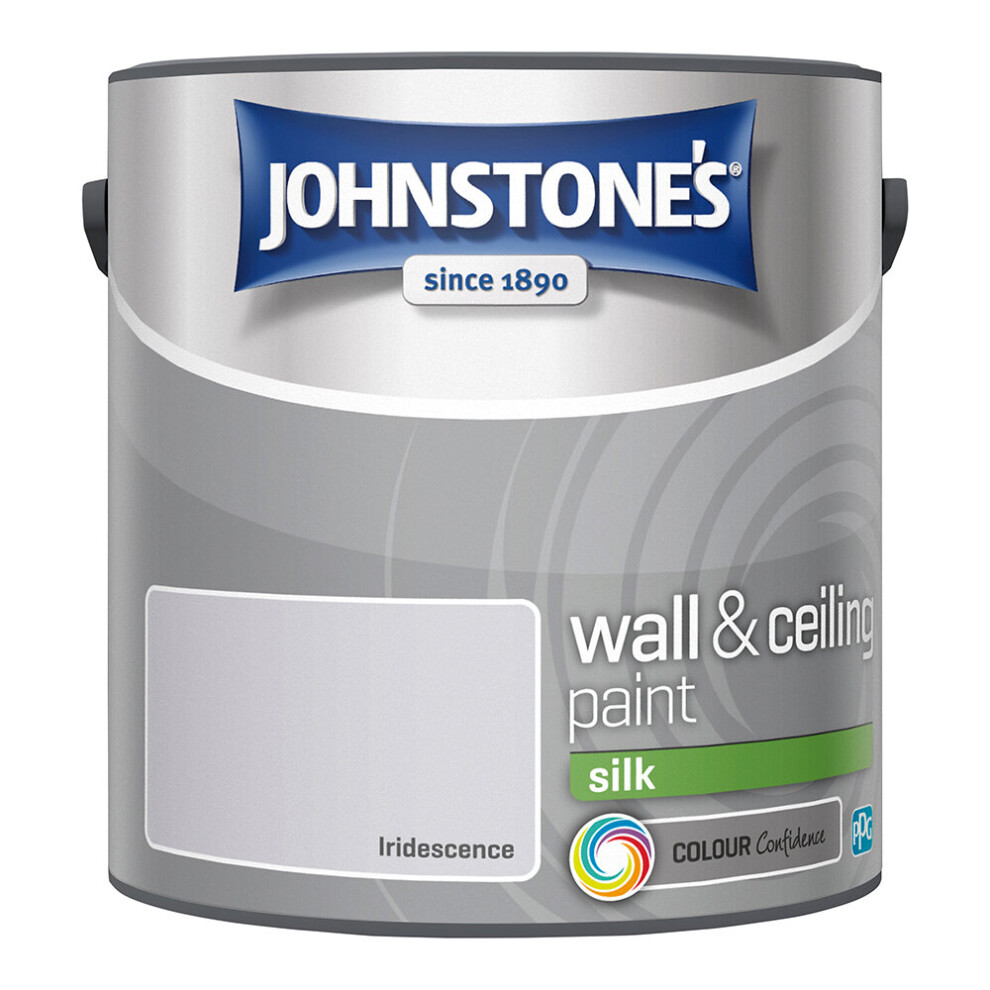 Johnstones Wall & Ceiling Silk Emulsion Paint 2.5L Iridescence 5010426819020