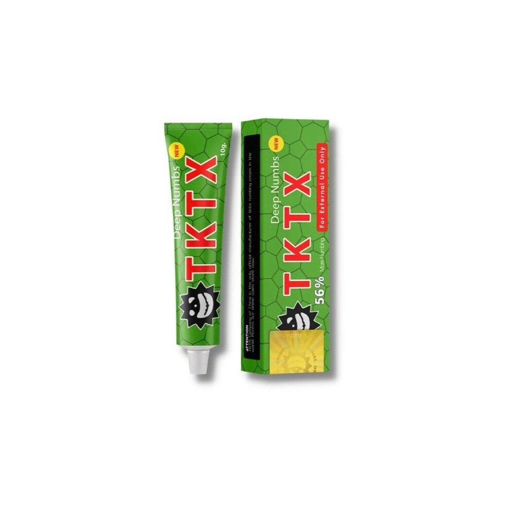 (10 Tubes) Original TKTX Numbing Cream 56% Green 