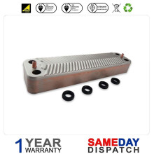 Worcester DHW Plate Heat Exchanger (16 PL) 87161066850 - Refurbished