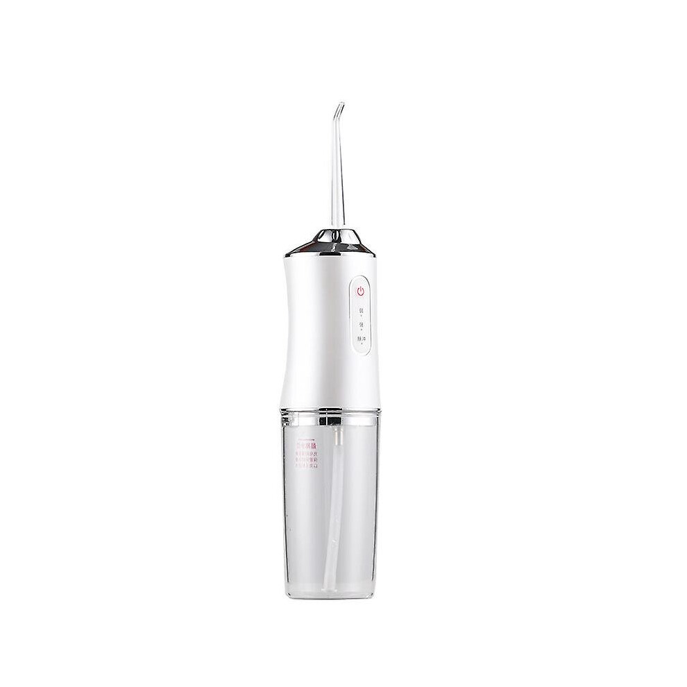 (White) Electric Water Flosser Teeth Cleaner Oral Irrigator Dental Scaler Cleaning Tool Calculus Remover