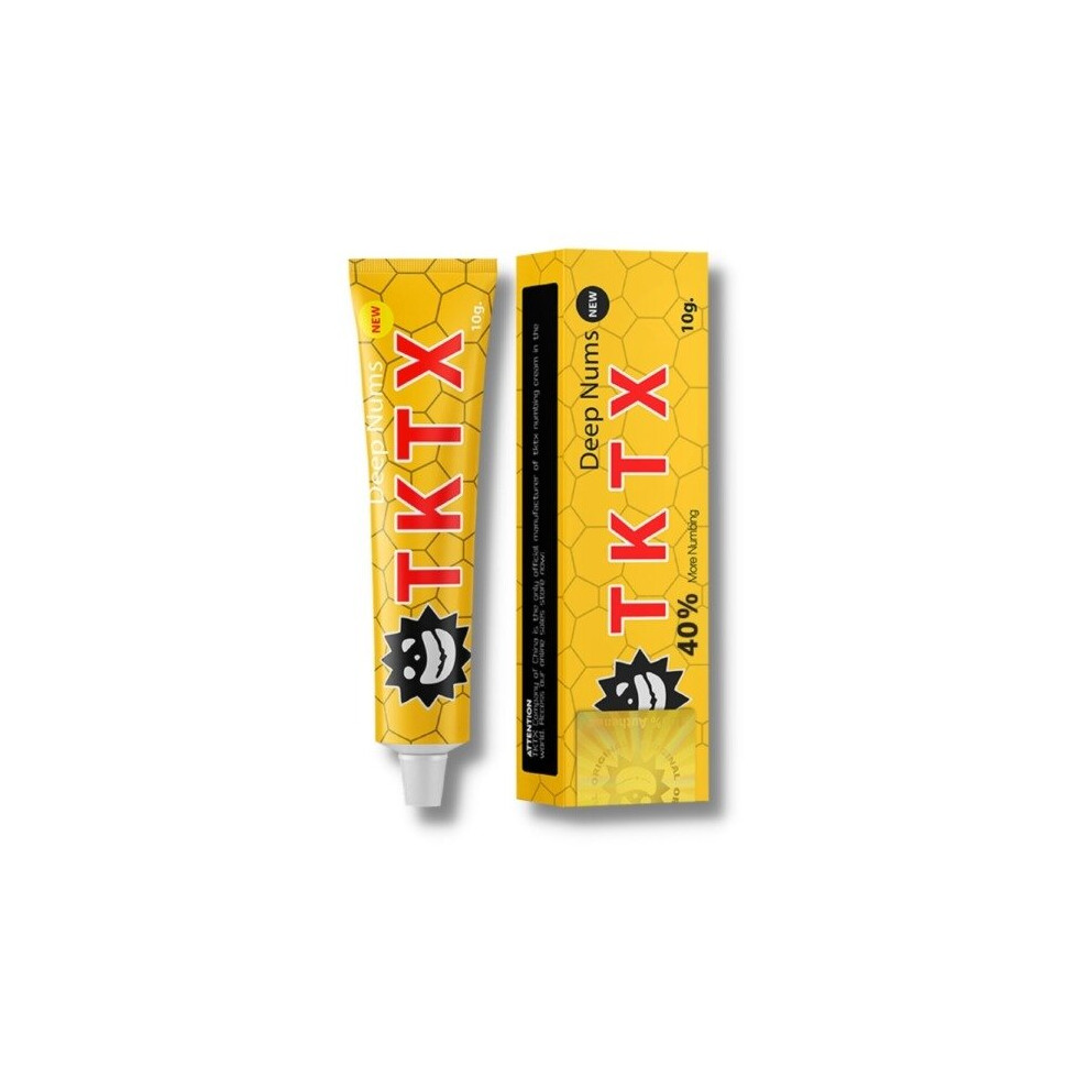 (10 Tubes) Original TKTX Numbing Cream Yellow 40% 