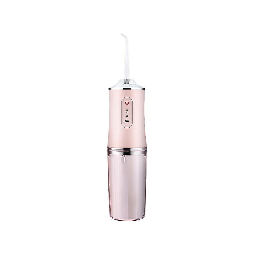 (Pink) Electric Water Flosser Teeth Cleaner Oral Irrigator Dental Scaler Cleaning Tool Calculus Remover
