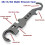 Ar 15 / M4 Multi Wrench Tool Steel Armorers Combo Wrench 3