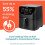 COSORI (Black) COSORI Air Fryer with 100 Recipes Cookbook, 3.5L Air Fryers Oven 4