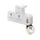 (UK plug) Outlet Extender Multi Sockets With Usb Type C 20w Pd And Qc 3.0 Wall Plug Adapter 1