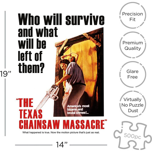 Texas Chainsaw Massacre Who Will Survive 500 Pieces Jigsaw Puzzle 2