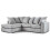 Furniture 786 (Left Hand Facing Corner) Chiswick Corner Sofa with Footstool 1