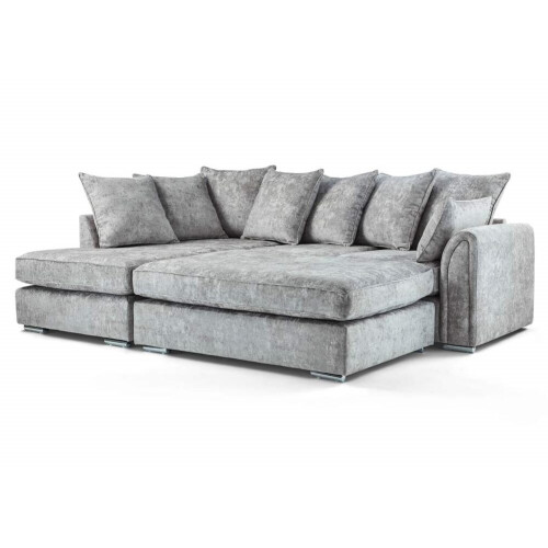 Furniture 786 (Left Hand Facing Corner) Chiswick Corner Sofa with Footstool 1