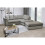Furniture 786 (Right Hand Facing Corner) Chiswick Corner Sofa with Footstool 5