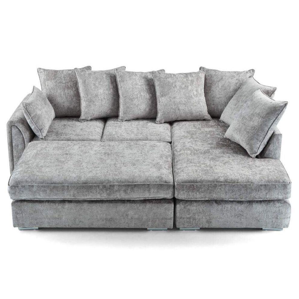 (Right Hand Facing Corner) Chiswick Corner Sofa with Footstool