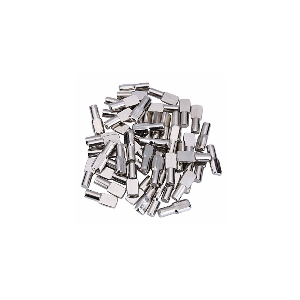 120 Packs Shelf Pins, 5 Mm Shelf Support Pegs Spoon Shape Cabinet Furniture 604270006818
