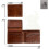 Mens RFID Blocking Bifold Wallet Soft Genuine Leather Brown Western 5