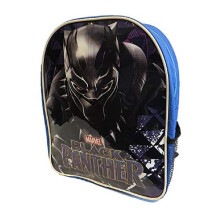 Black Panther Backpack with Mesh Side Pocket Avengers Movie School Bag Marvel Boys Rucksack for Children 31 cm x 24.5 cm