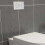 Bathroom Concealed Toilet Cistern Frame Push Button Compact Wall Hung Modern 2