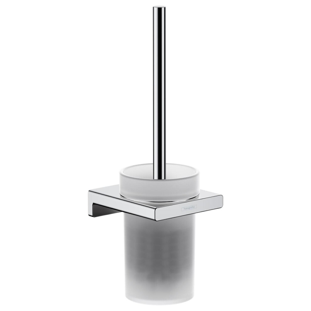 hansgrohe AddStoris Wall Mounted Toilet Brush Holder Chrome Modern - 41752000