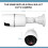 JUSTOP Bullet Dummy Security CCTV Camera White&Black 8