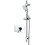 Bristan Bristan Sonique2 Recessed Shower Valve With Chrome Head & Adjustable Riser Rail 1