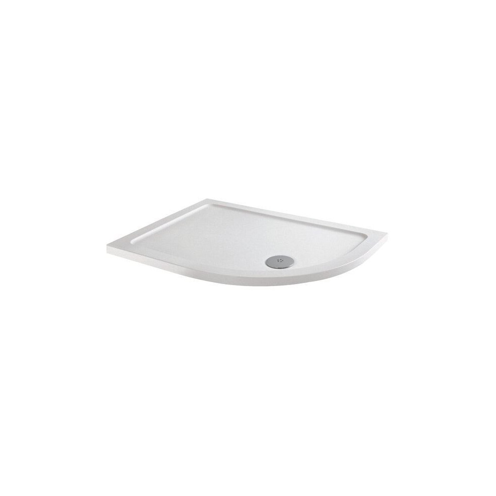 Modern Offset Quadrant Shower Tray 1200X800mm Rh Low Profile Lightweight White 5056467275135