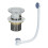 Bathroom Basin Sink Press Top Slotted Waste & Quick Clac Chrome Bath Waste Pack 1