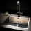 Reginox New York Kitchen Sink Rectangular 1 Bowl Stainless Steel Basket Waste 3