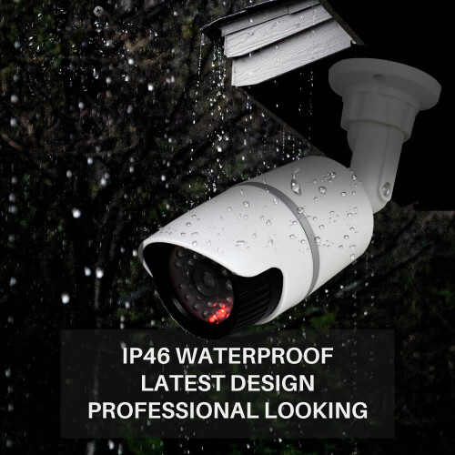 JUSTOP Bullet Dummy Security CCTV Camera White&Black 2